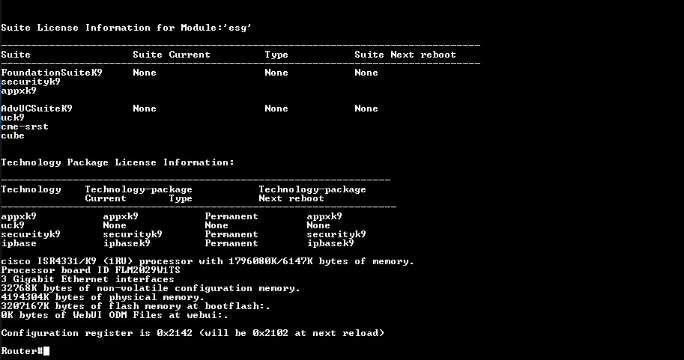 Cisco ISR4331/K9 Enterprise Service Router ISR4331 - NO CLOCK ISSUE )