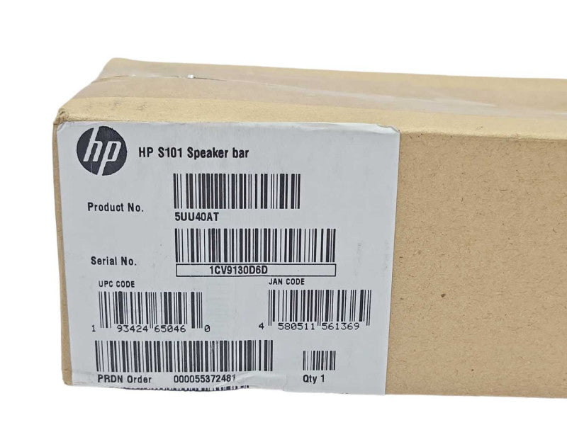 HP S101 Speaker Bar 5UU40AT L50281-001 New Sealed Q_