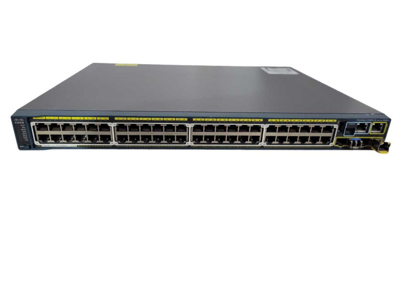 Cisco Catalyst 2960-S 48 Port POE+ Switch WS-C2960S-48LPS-L / fact reset !