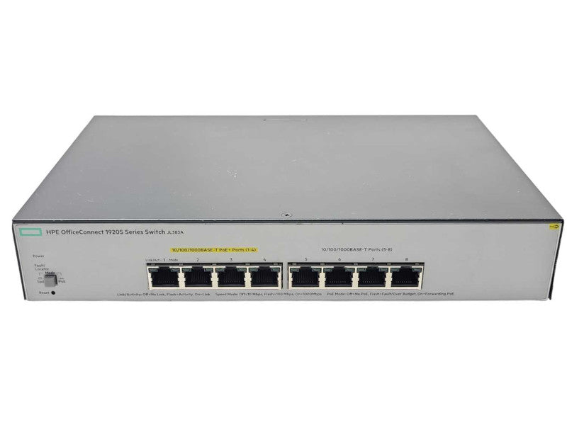 HP HPE Network Switch HPE JL383A 1920S 8-Port Gigabit PoE _