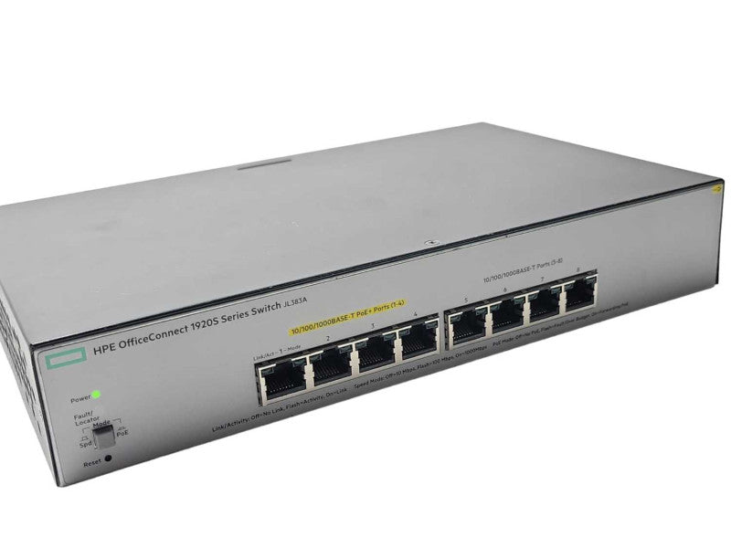 HP HPE Network Switch HPE JL383A 1920S 8-Port Gigabit PoE _