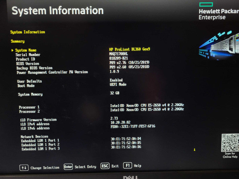 HP ProLiant DL360 G9 1U 2x E5-2650 v4 @ 2.2GHz 32GB ECC DDR4 P440ar 2.5\\" $