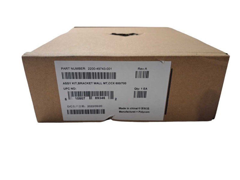 Polycom Wall Mount For CCX 600-700 IP Phone | 2200-49743-001 )