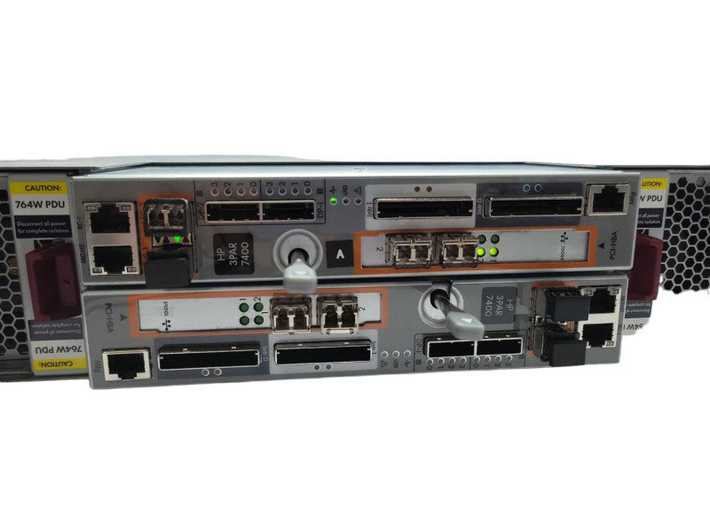 HP 3PARA-SV1009 24-Bay Storage array w/ 2x 3PAR 7400 Controllers, 2x PSU _