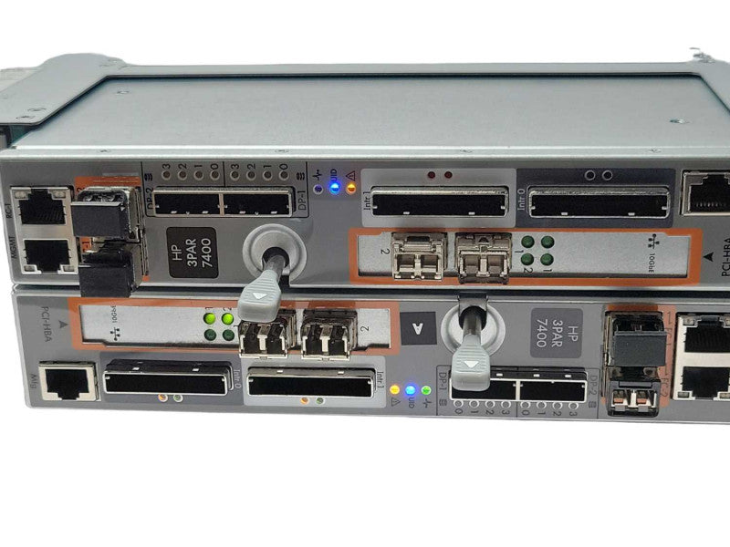 HP 3PARA-SV1009 24-Bay Storage array w/ 2x 3PAR 7400 Controllers, 2x PSU _