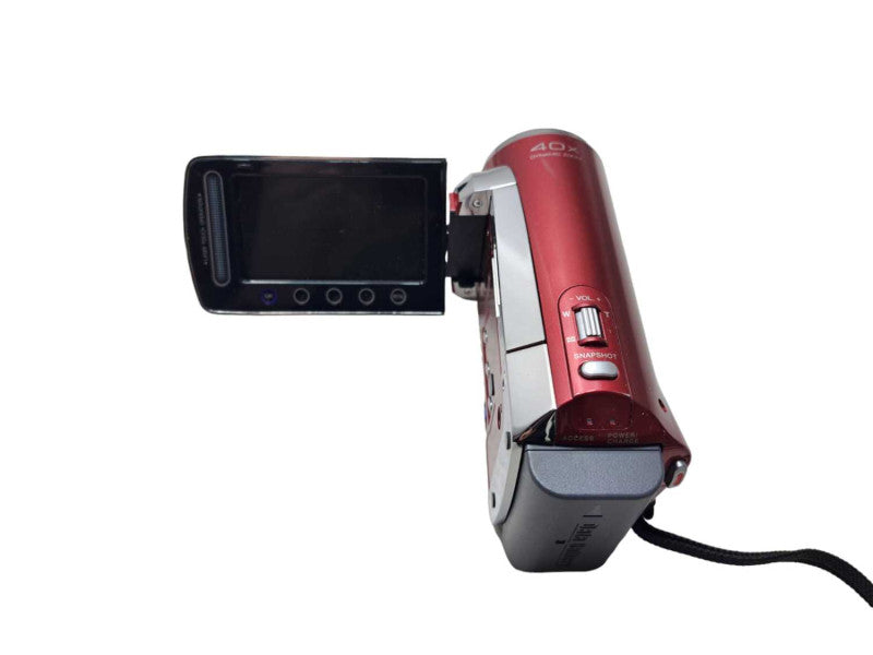 JVC GZ-MS120RU Everio 40x Camcorder | Red | Untested )