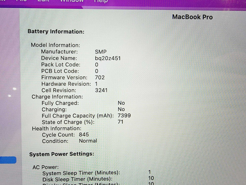Apple Macbook Pro Retina 2015 15\\" Core i7-4770HQ @ 2.2GHz 16GB DDR3 120GB SSD (