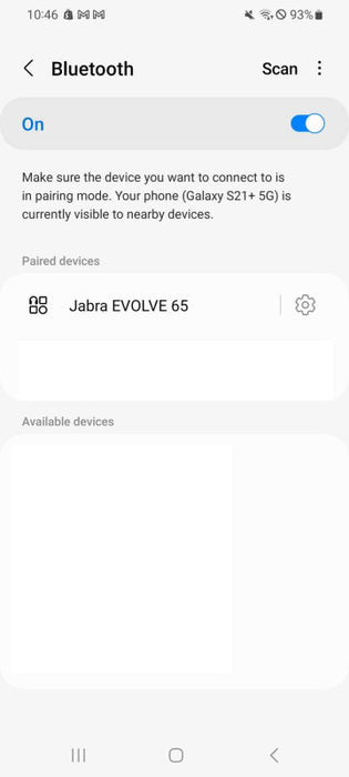 Jabra Evolve 65 Wireless Bluetooth headset with MIC _