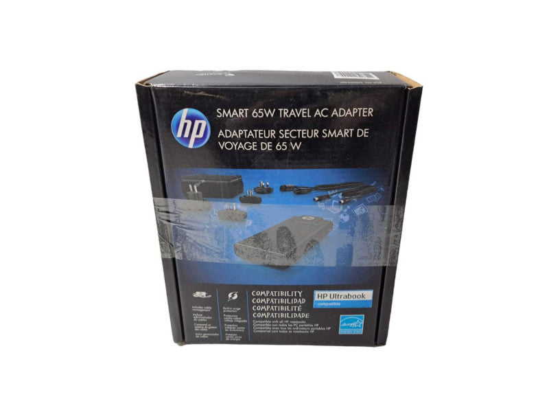 HP Smart 65W Travel AC Adapter For All HP NoteBooks )