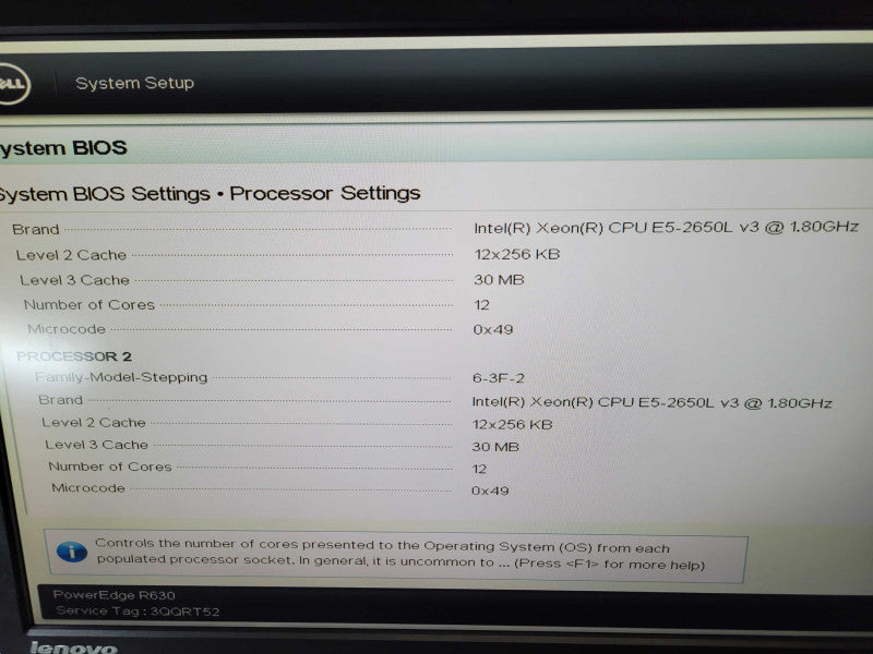 Dell PR R630 - 2x Xeon E5-2650L v3 | 16GB RAM | PERC H730 Mini | 2x750W PSU %