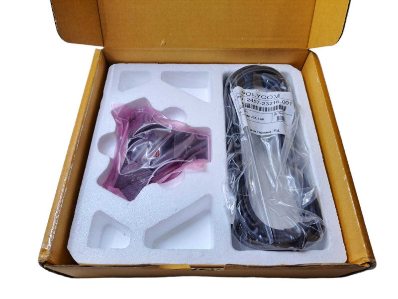 New Open Box | PolyCom Conference MicPod HDX + 7.6M Cable | 2215-23327-001 )