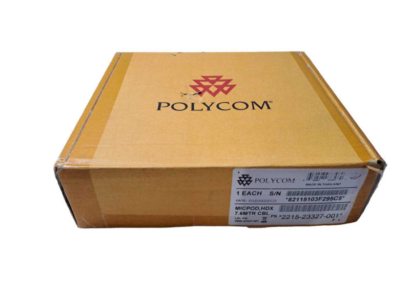 New Open Box | PolyCom Conference MicPod HDX + 7.6M Cable | 2215-23327-001 )