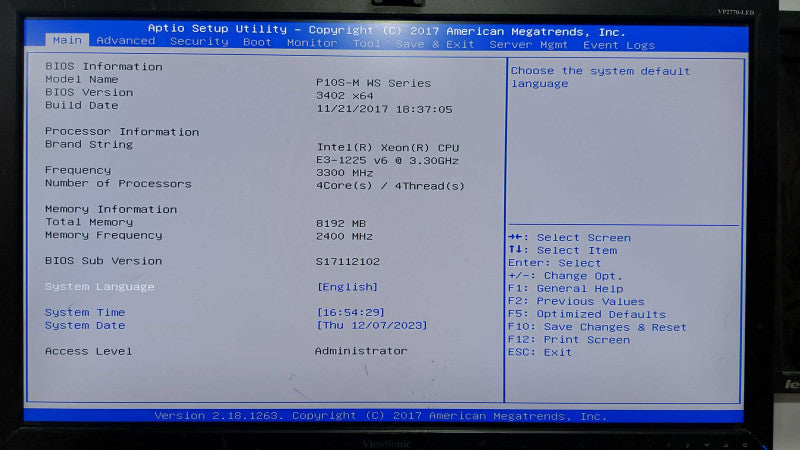 Seneca XNVR200-4 Custom Server E3-1225 V6 @ 3.30ghz / 8gb ram / READ #