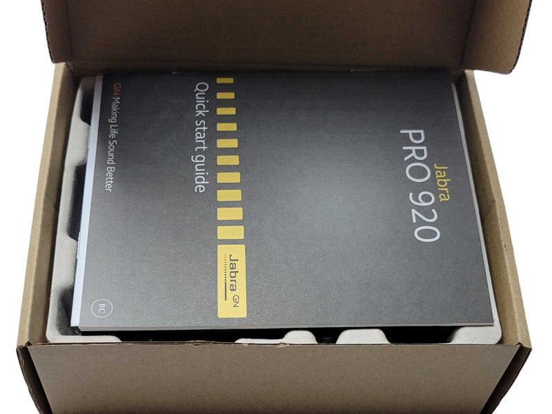 Open Box Jabra PRO 920 Mono Wireless Headset-Black- 920-65-508-105 Q_