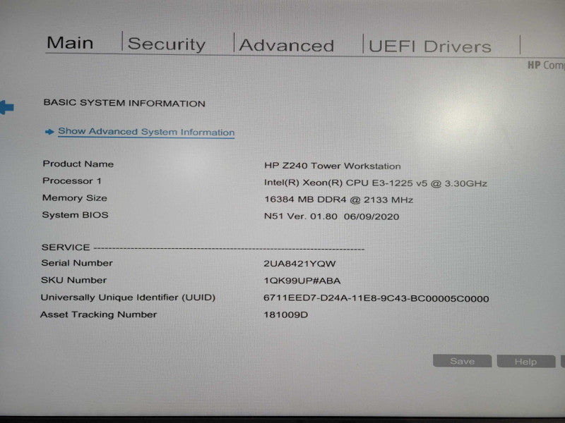 HP Z240 Workstation | Xeon E3-1225 v5 @ 3.30GHz 16GB DDR4 NO HDD/GPU !