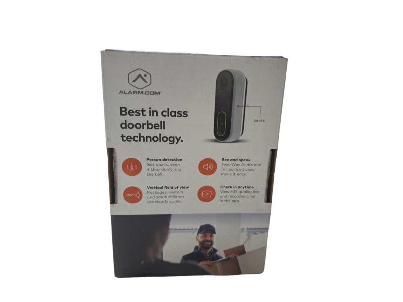 Alarm.com Doorbell Camera ADC-VDB770 Video Doorbell *READ* Q)