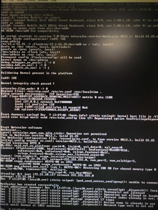 Citrix NetScaler MPX 8200 NS 2x10GE SFP+ 6xCu 256GB SSD, READ Q_