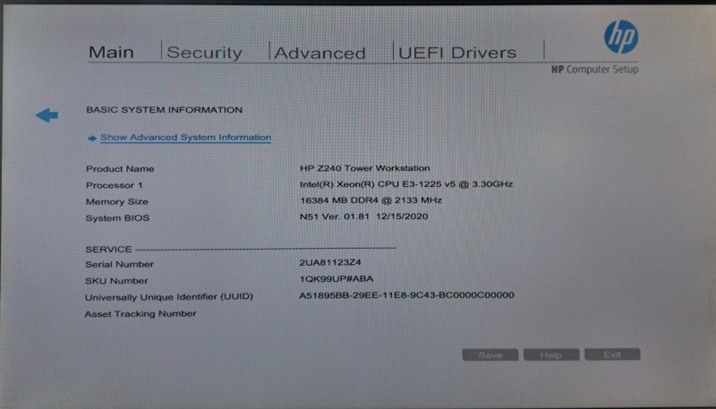 HP Z240 | Xeon E3-1225 v5 @ 3.30GHz 16GB DDR4 Quadro K1200 *READ* )