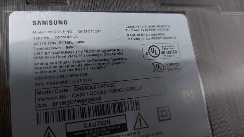 Samsung QN55Q60CAF Q60C Series - 55\\" LED LED-backlit LCD TV - QLED - 4K #