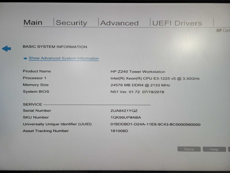 HP Z240 Workstation | Xeon E3-1225 v5 @ 3.30GHz 24GB DDR4 NO HDD/GPU !