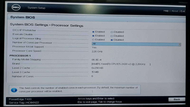 Dell Poweredge T420 xeon E5-2420 V2 @ 2.20ghz / 32gb ram / H710p #
