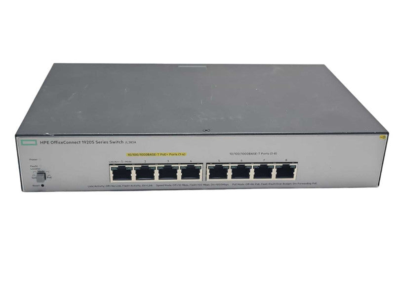HP HPE Network Switch HPE JL383A 1920S 8-Port Gigabit PoE _