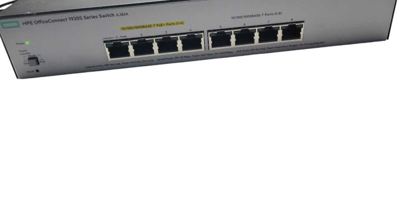 HP HPE Network Switch HPE JL383A 1920S 8-Port Gigabit PoE _