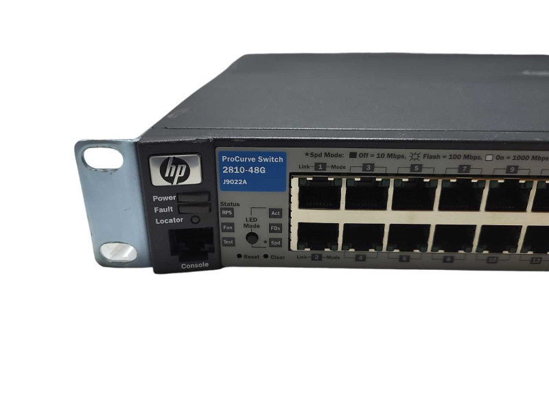 HP ProCurve J9022A 2810-48G 48 PORT GIGABIT ETHERNET SWITCH $