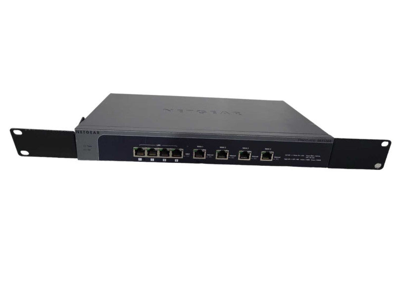 Netgear Prosafe SRX5308 Quad WAN Gigabit SSL VPN Firewall w/ Rack Ears !