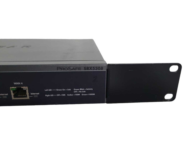 Netgear Prosafe SRX5308 Quad WAN Gigabit SSL VPN Firewall w/ Rack Ears !
