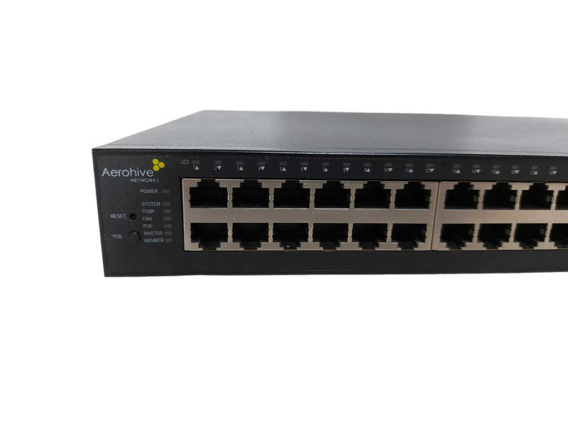 AeroHive Networks SR2348P Gigabit poE Networ Switch 10GbE SFP+ managed - READ #