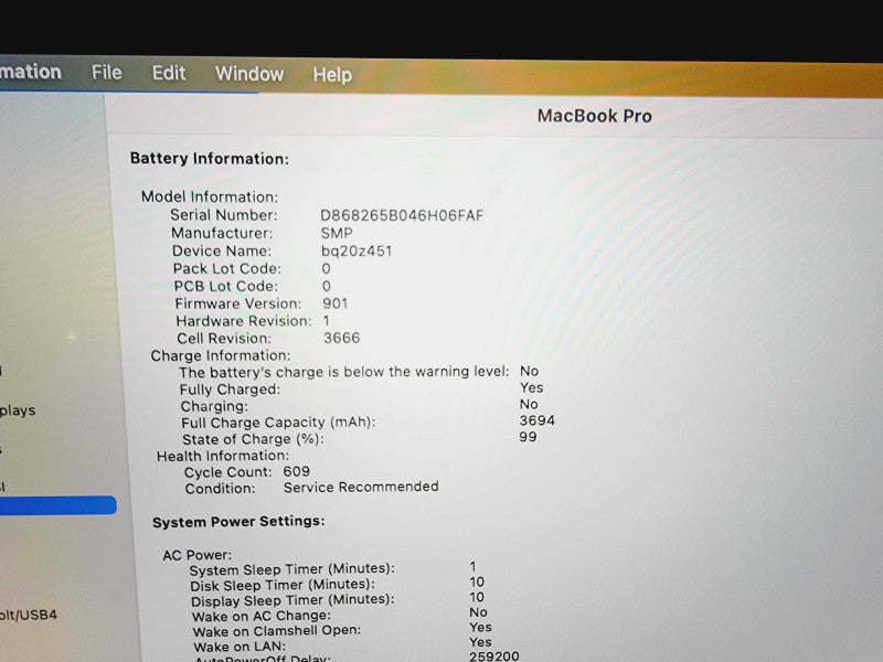 Apple Macbook Pro 2017 13\\" Core i5-7360U @ 2.3GHz 8GB DDR3 120GB SSD [Read] (