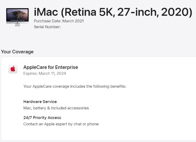 Apple iMac Retina 5K 2020 27\\" [Parts only - A2115 - Read] (