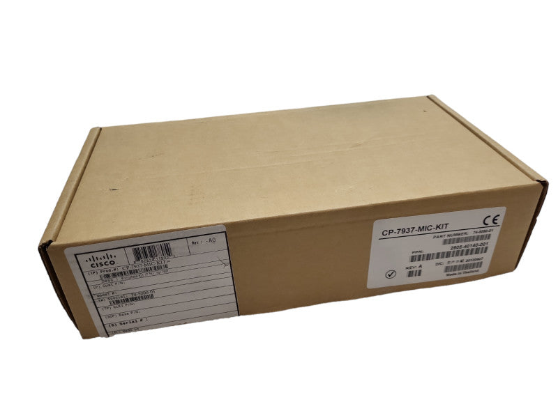 Cisco CP-7937-Mic-Kit PN-74-5090-01 Microphone New-Openbox Microphone Kit &