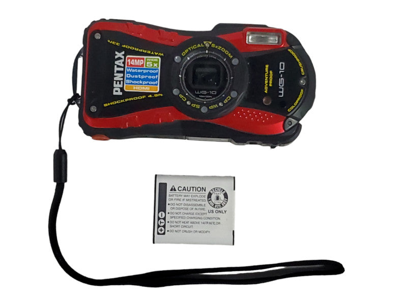 Pentax WG-10 14.0MP \\"Adventure Proof\\" Digital Camera |