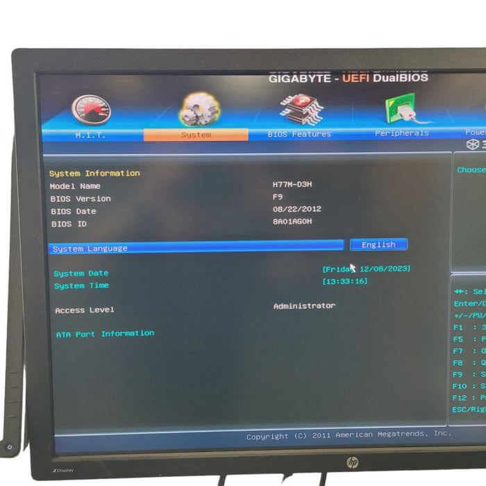 4U Server Case with Gigabyte H77M-D3H with i7-3770 8GB RAM -