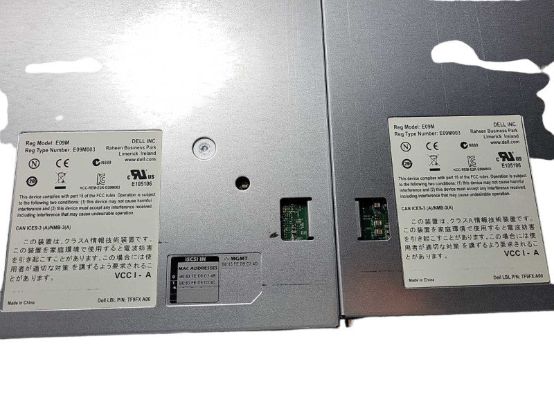 Dell EqualLogic PS6210 E05J Storage Array w/ 2x  Control Module15 E09M003 $