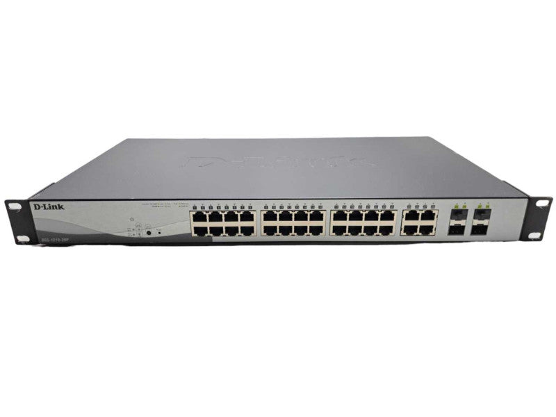 D-Link DGS-1210-28P | 28-Port Gigabit PoE 4x SFP Managed Switch )