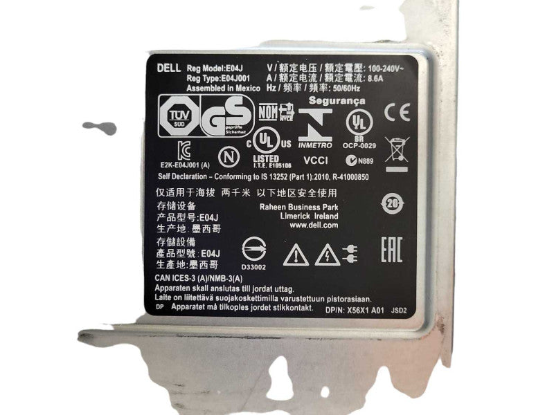 Dell PS6210 E04J w/ 2x EqualLogic Control Module15 E09M003, 2x L700E-S0 Power $