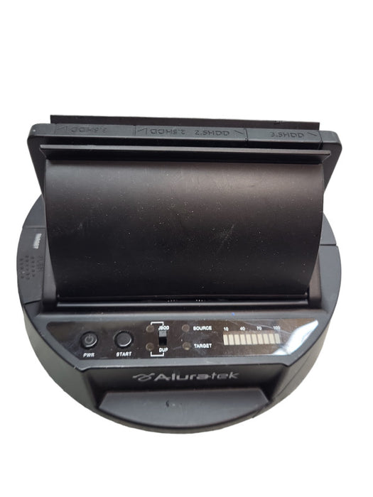 Aluratek SATA Portable External Hard Drive Duplicator AHDDUB100 &