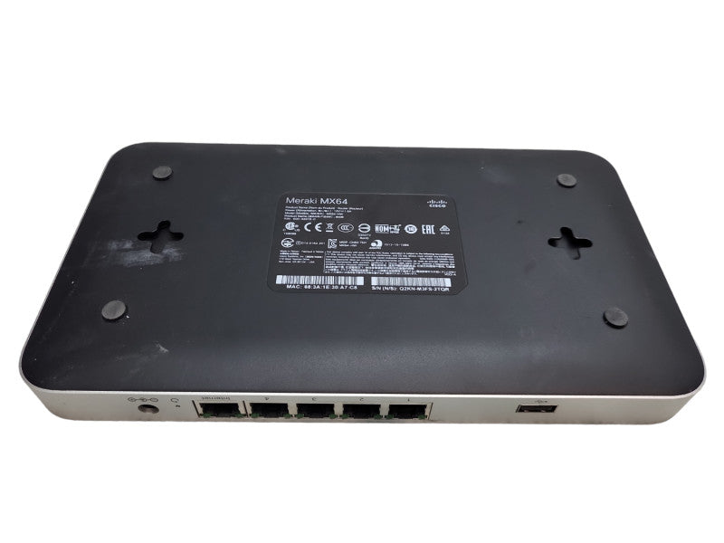 Cisco Meraki MX64-HW Cloud Managed Security Appliance &