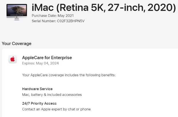 Apple iMac Retina 5K 2020 27\\" [Parts only - A2115 - Read] (