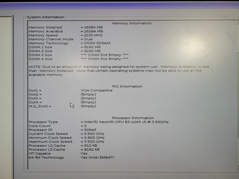 Dell precision T3620 Xeon E3-1245 V5 @ 3.50ghz / 16gb ram / Quadro k2200 GPU !