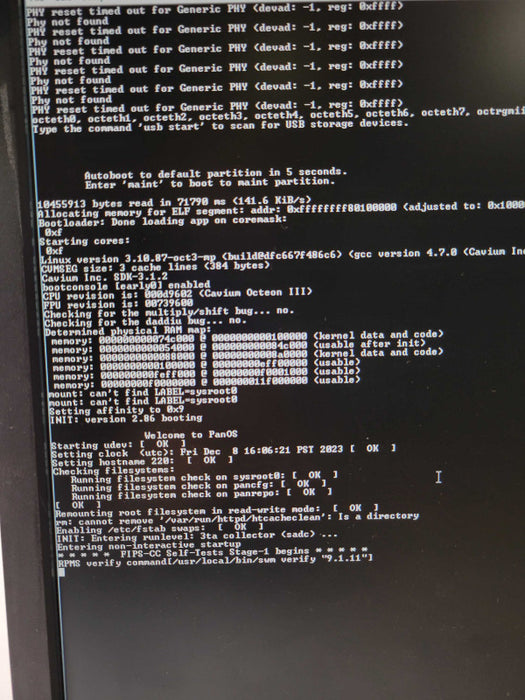 Palo Alto PA-220 Next Generation Firewall Appliance, READ Q_