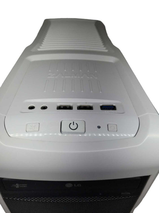 ZALMAN Z3 PLUS White Water Cooling Case %