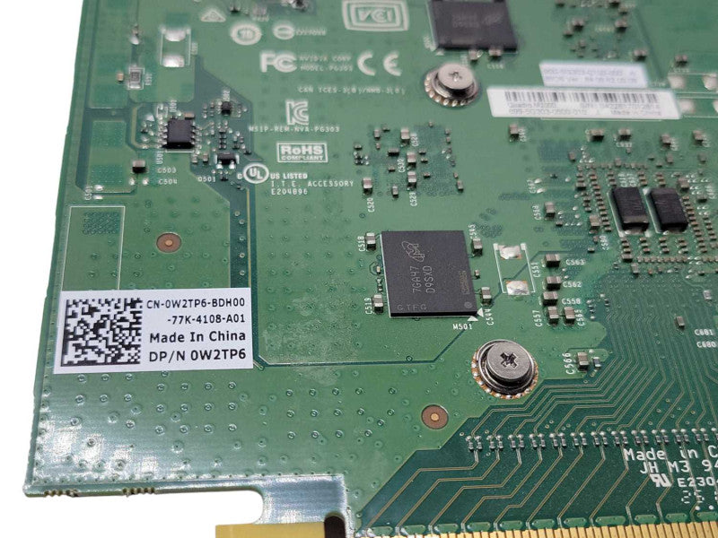 Dell NVIDIA Quadro M2000 4 GB GDDR5 4x Display Port Graphics Card 0W2TP6 Q_