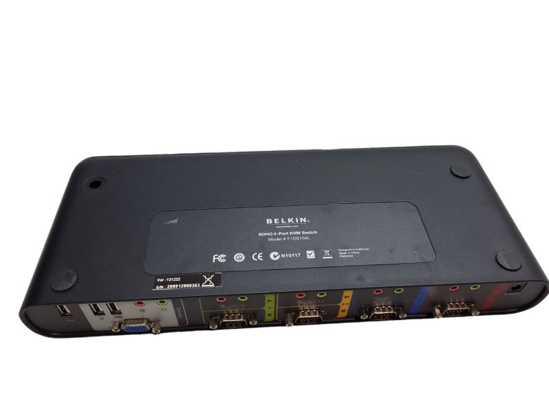 Belkin OmniView SOHO KVM Switch with Audio F1DS104L Connecting MP3 Player &