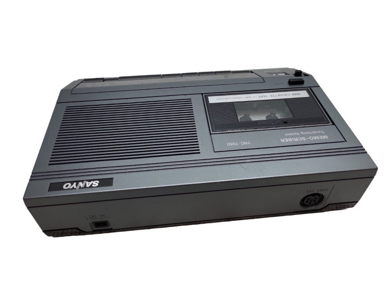 Sanyo TRC-7060 Desktop Cassette Transcriber / Recorder &