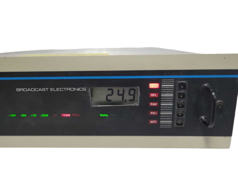 Broadcast Electronics FX50 Exciter FCC Transmitter Data PN: 909-1050-224 READ _