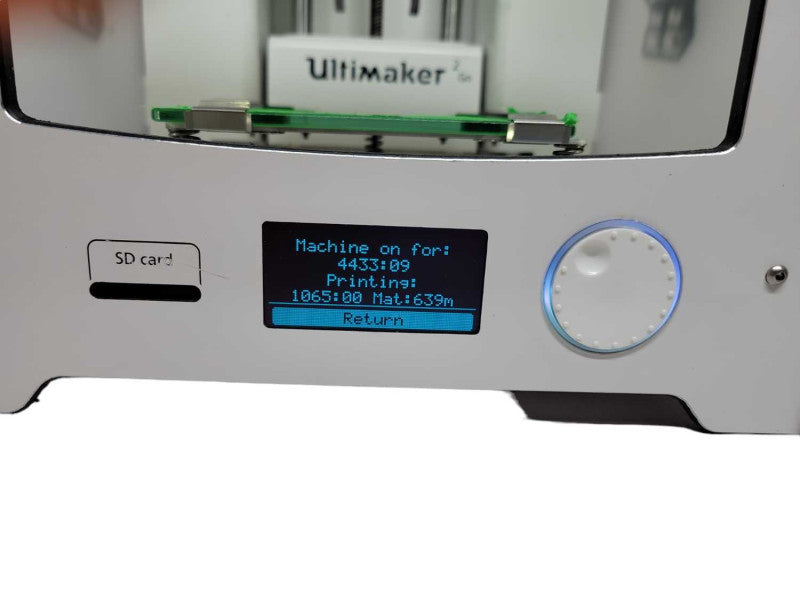 Ultimaker 2 Go 3D printer remotely print with SD Card %
